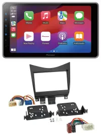 Pioneer MP3 USB DAB Bluetooth 2DIN Autoradio für Honda Accord 02-08 schwarz