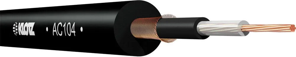 KLOTZ AC104 SW Instrumentenkabel, Meterware