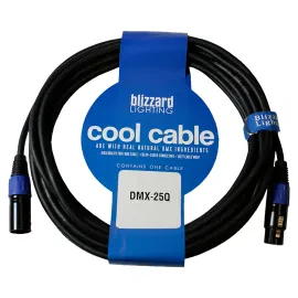 DMX-кабель Blizzard DMX-5PIN-25Q Black 7.6 м