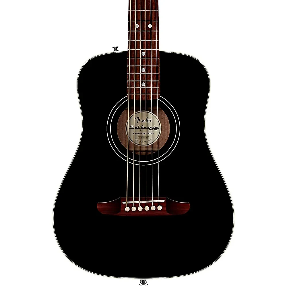 Fender California Standard Redondo Mini Acoustic Guitar Black