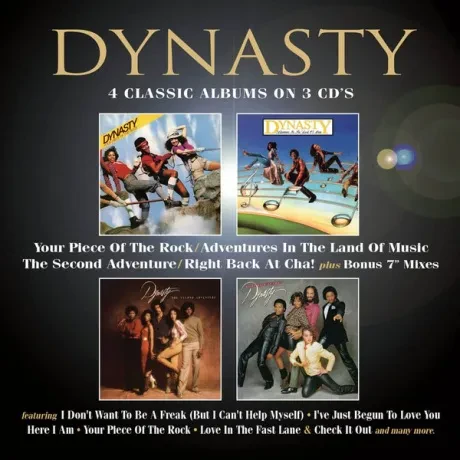 DYNASTY - Your Piece Of The Rock / Adventures In The Land Of Music / The Second Adventure / Right Back At Cha! (3CD)