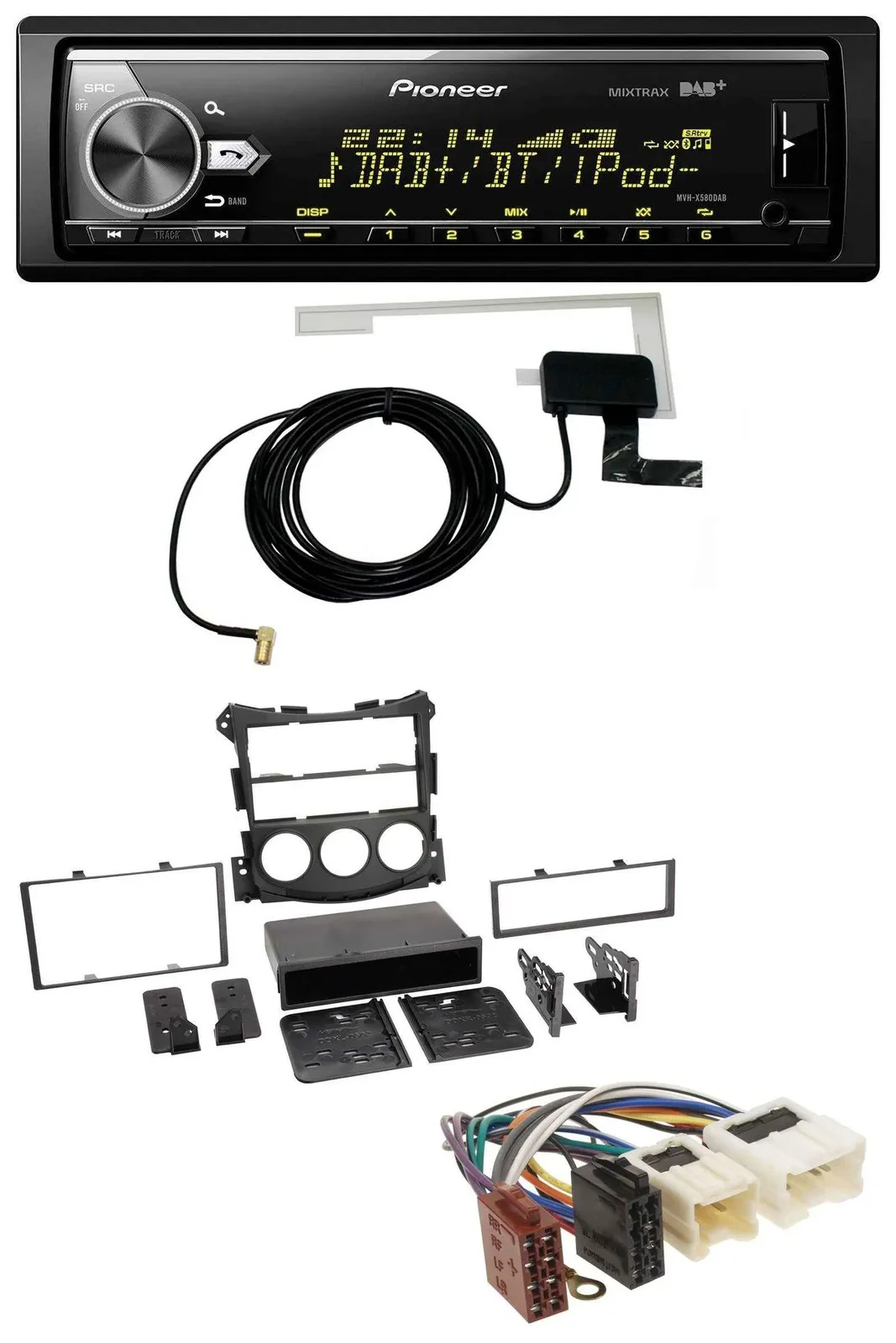 Автомагнитола для Nissan 370Z (с 2009) Pioneer Bluetooth, DAB, USB, MP3