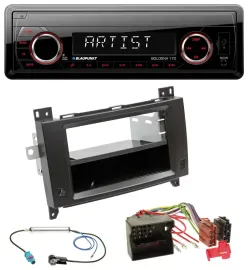 Blaupunkt SD USB 1DIN MP3 AUX Autoradio für Mercedes Viano Vito 06-14 schwarz