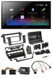 Pioneer USB Bluetooth DAB 2DIN Lenkrad Autoradio für BMW 3er 1999-2006 5 Schalte
