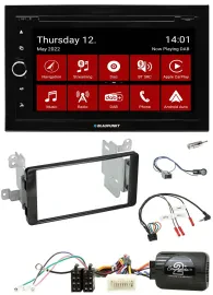 Blaupunkt 2DIN Lenkrad Bluetooth USB TMC DAB Navigation für Mitsubishi ab 2012 O