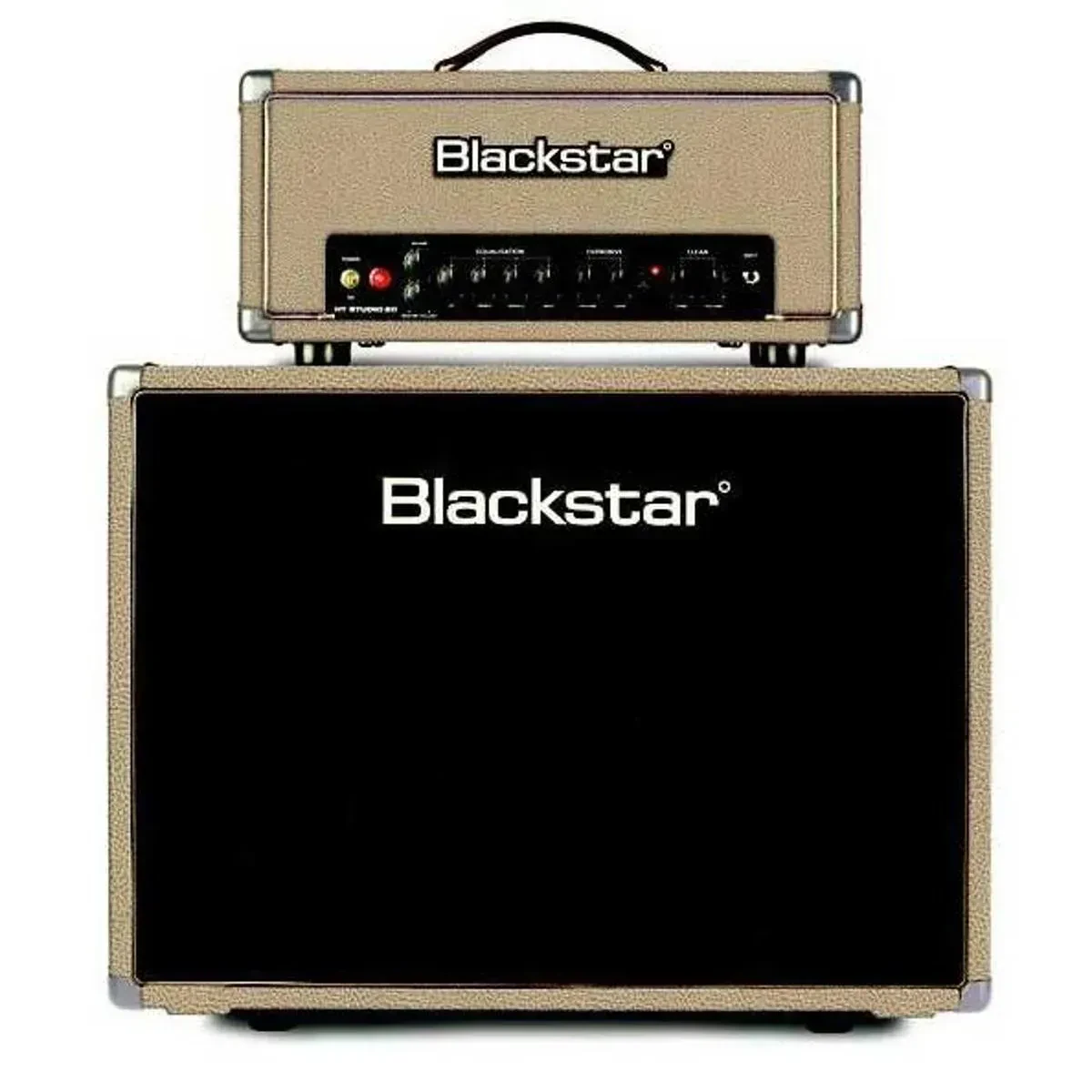 Blackstar HT Studio 20H Guitar Amplifier Head with 2x12" Cabinet, Bronco Tan
