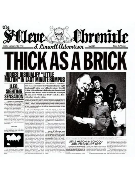 JETHRO TULL - Thick As A Brick (CD)