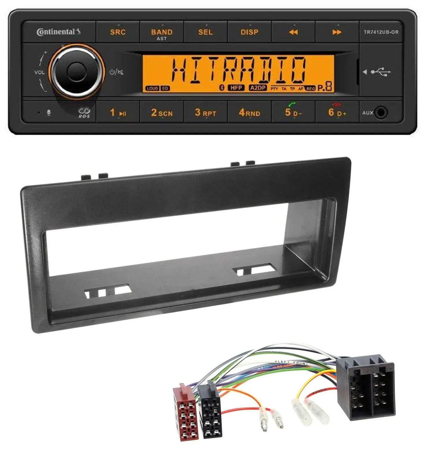 Continental MP3 Bluetooth AUX USB Autoradio für Citroen Xantia (1999-2003)