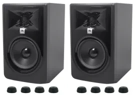 Активный студийный монитор JBL 305PMKII Black со подставками (пара)