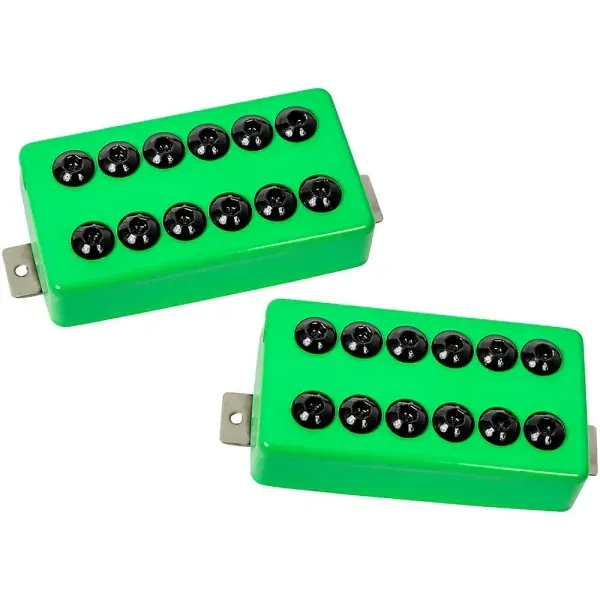 Комплект звукоснимателей для электрогитары Seymour Duncan SH-8s Invader Black Lime Green