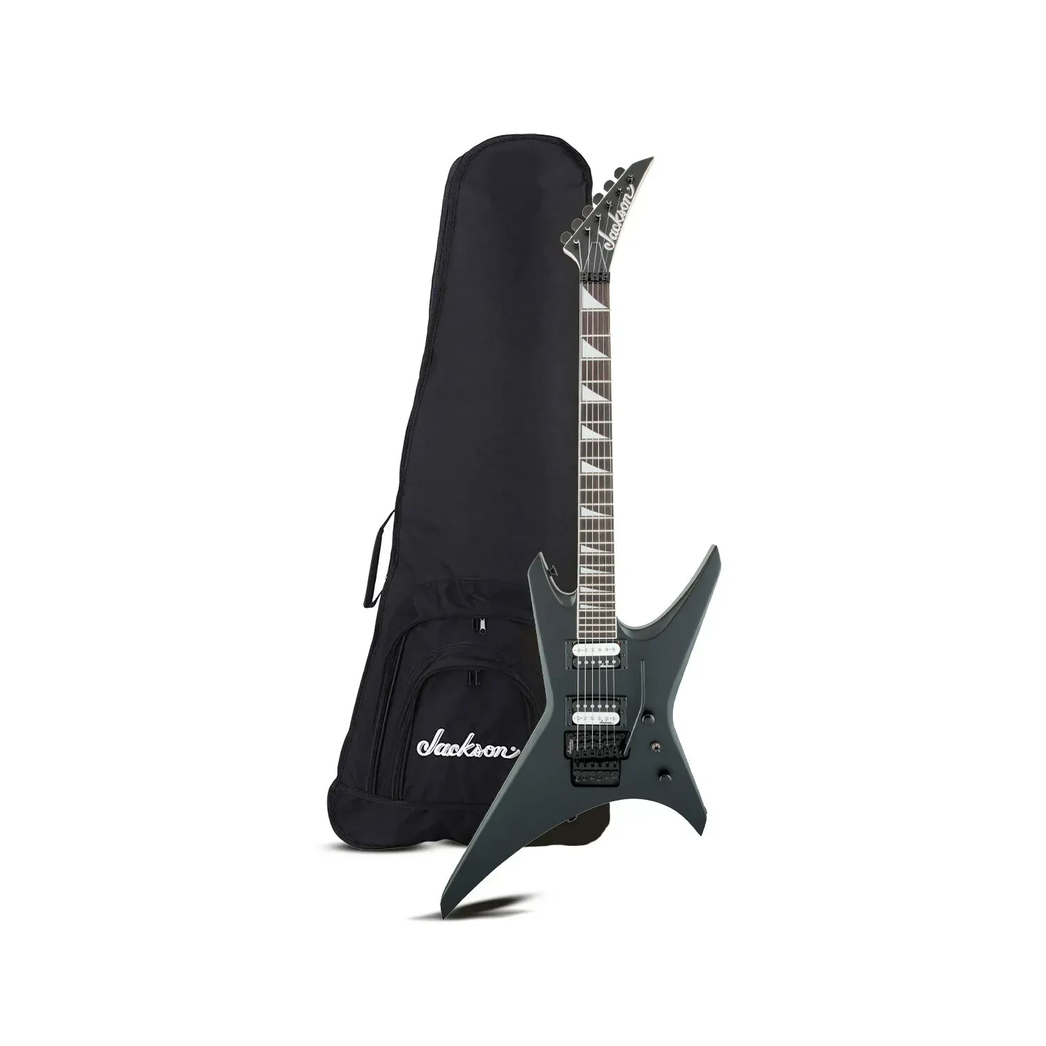 Jackson JS Series Warrior JS32 6 String Black Electric Guitar Bundle