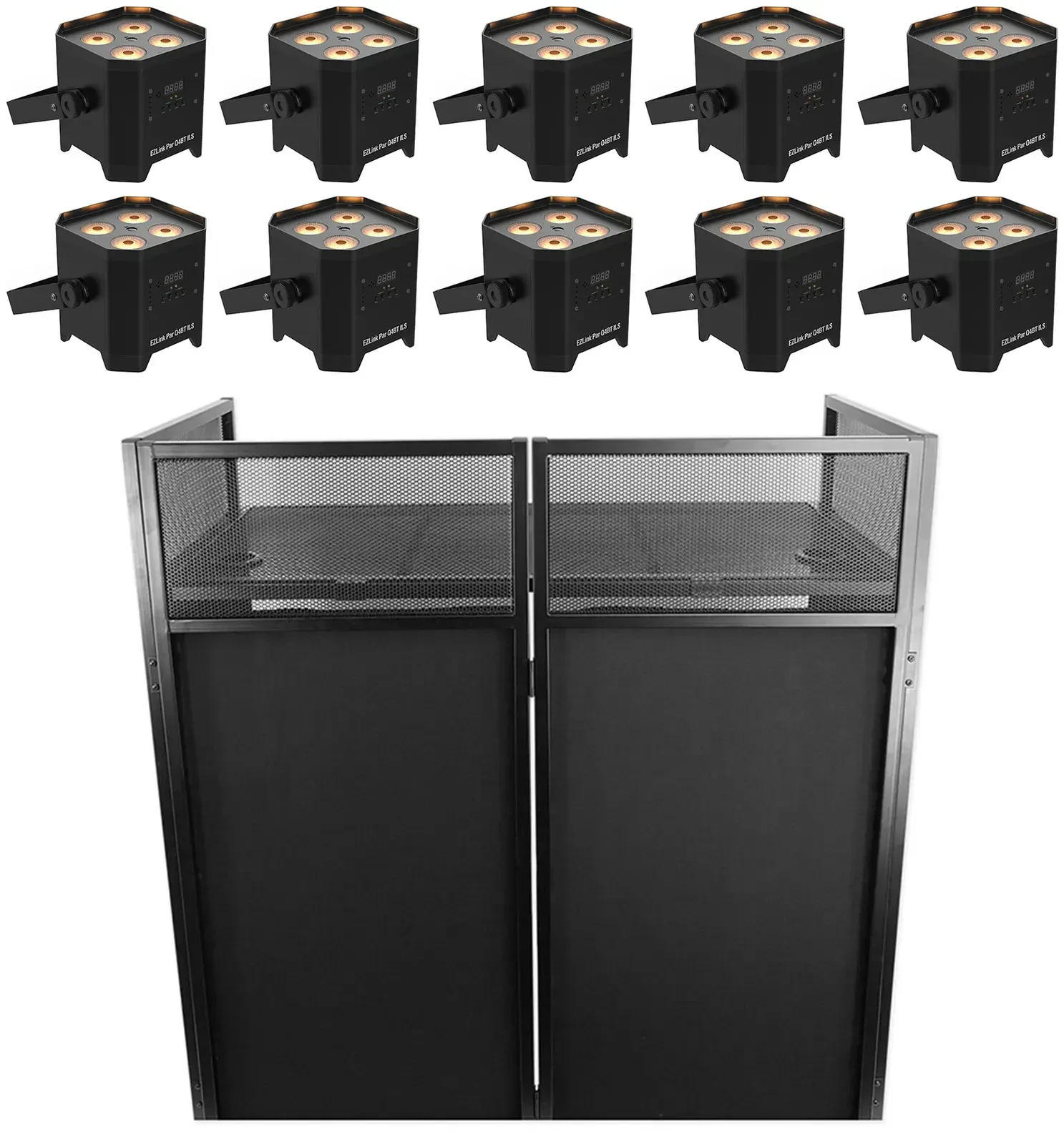 Светодиодный прибор Chauvet DJ EZLink Par Q4BT ILS RGBA с фасадом (10 штук)