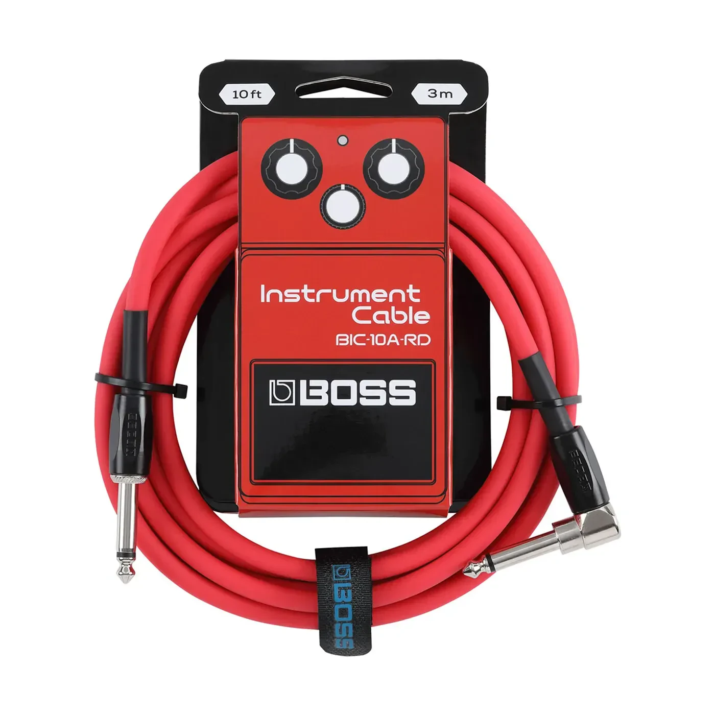 Инструментальный кабель BOSS BIC-10A-RD Red 3 м