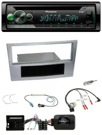 Pioneer USB MP3 DAB Lenkrad CD Autoradio für Opel Astra H Zafira B Corsa D matt-