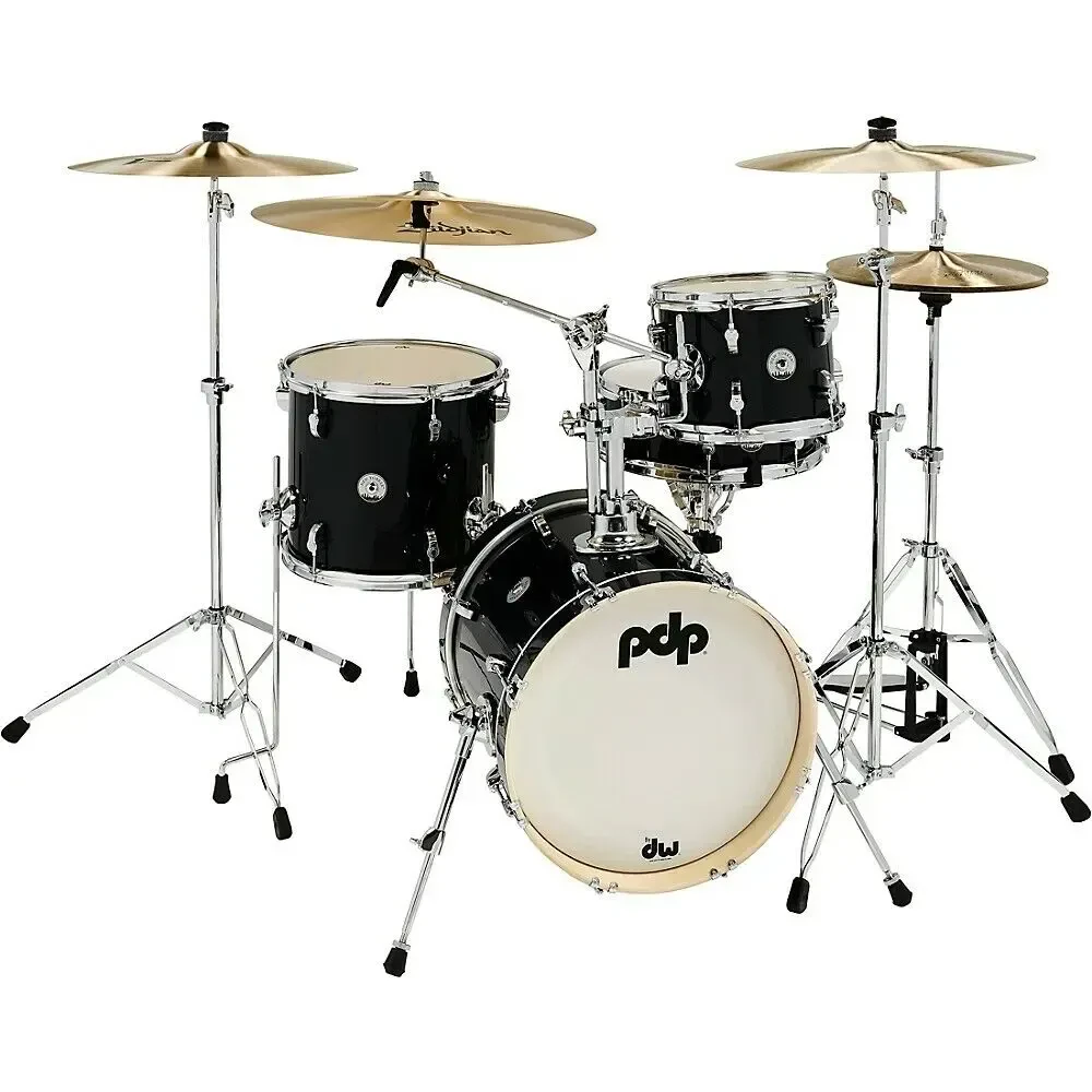 Ударная установка акустическая PDP by DW New Yorker 4-Piece Shell Pack w/ 16 in. Bass Drum Black Onyx Sparkle