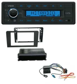 VDO AUX Bluetooth USB MP3 Autoradio für Audi A3 8P 03-12 Symphony Quadlock