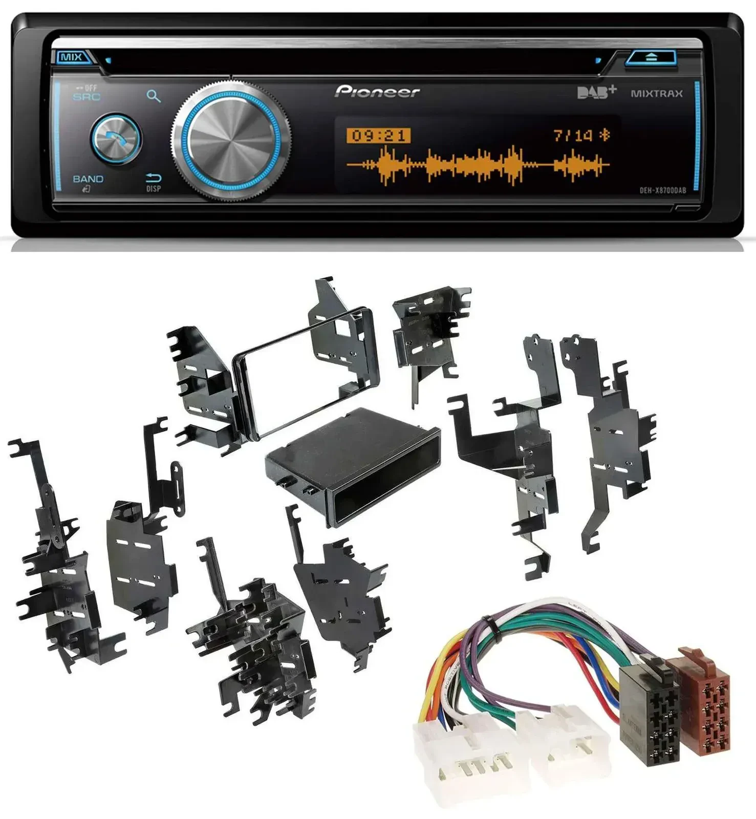 Автомагнитола для Toyota Highlander/Matrix/RAV4 Pioneer MP3 DAB USB CD Bluetooth