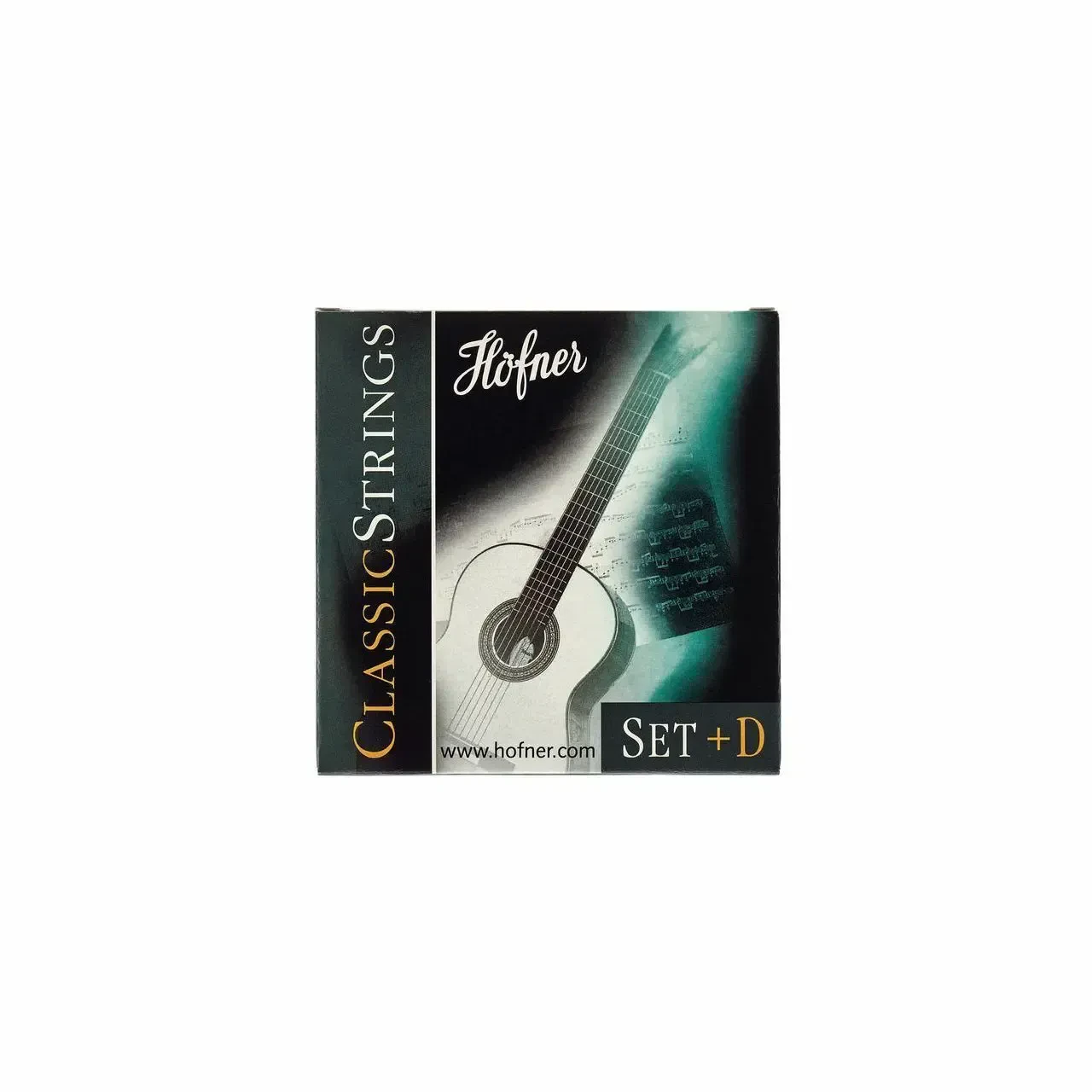 Струны для классической гитары Höfner HCS-SET+D Medium Tension (набор, 7 шт.) с дополнительной D-струной