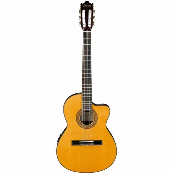 Классическая гитара с подключением Ibanez GA5TCE Thin Body Amber