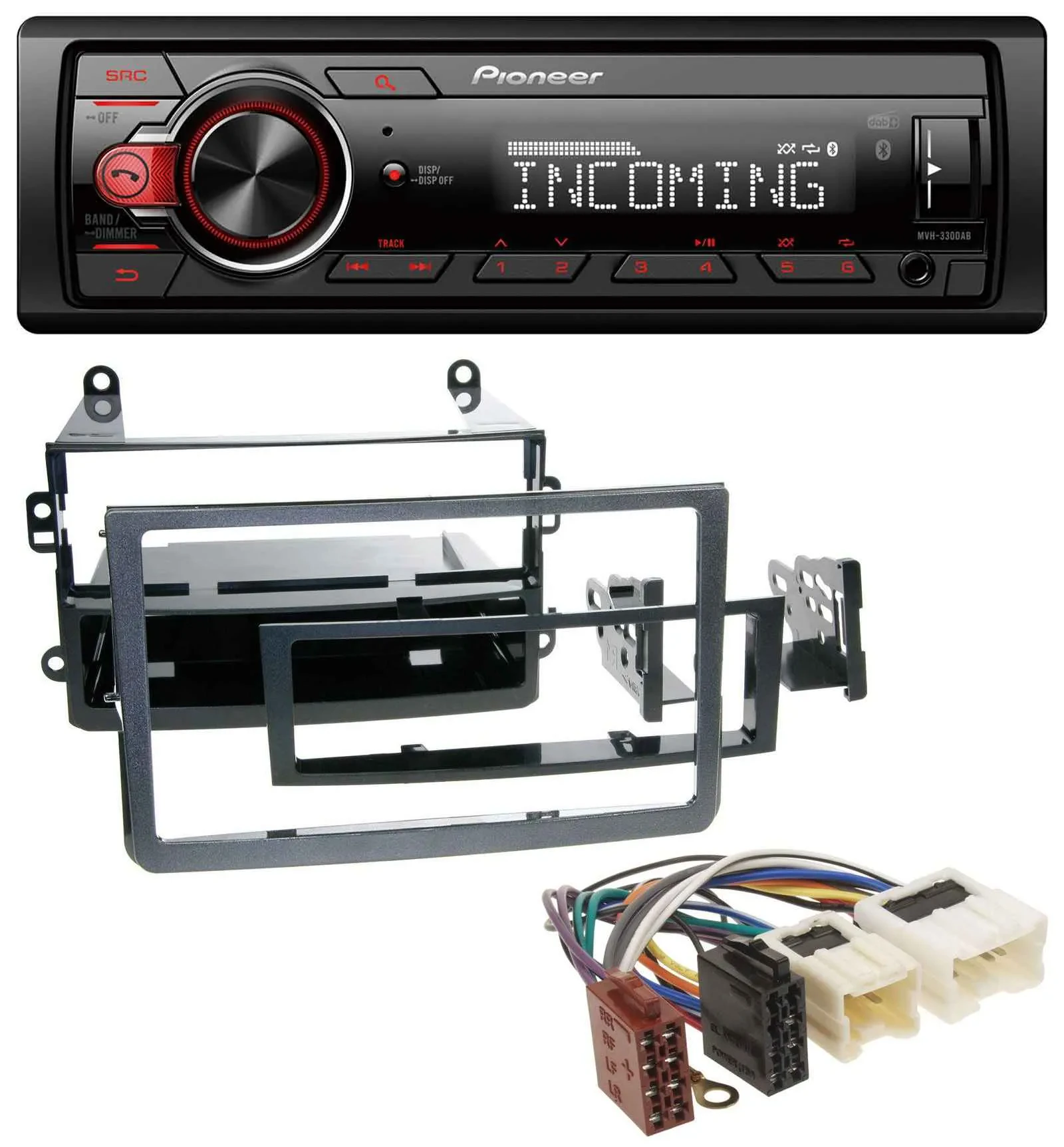 Автомагнитола для Nissan 350Z (с 2006) Pioneer Bluetooth, USB, DAB, MP3