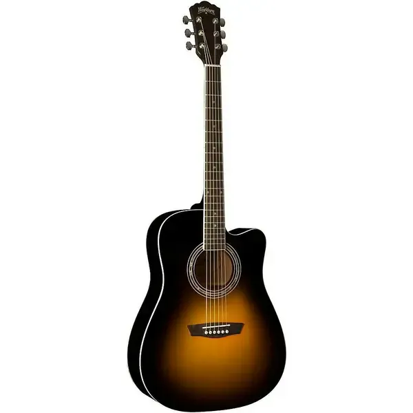 Электроакустическая гитара Washburn WA90CE Dreadnought Vintage Tobacco Sunburst