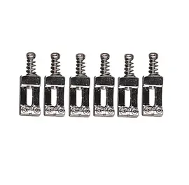 Седло бриджа для электрогитары Gewa 552750 Strat Saddle Set Chrome (6 штук)