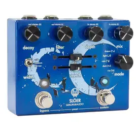 Педаль эффектов для электрогитары Walrus Audio Slöer Stereo Ambient Reverb Pedal, Blue