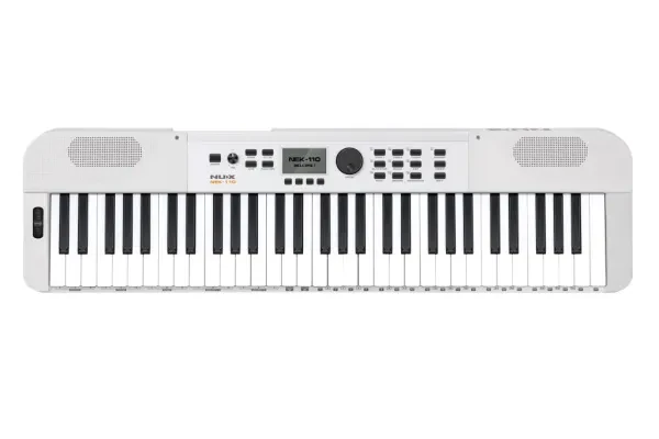 NEK-110-WH Синтезатор, 61 клавиша, автоаккомпанемент, белый, Nux