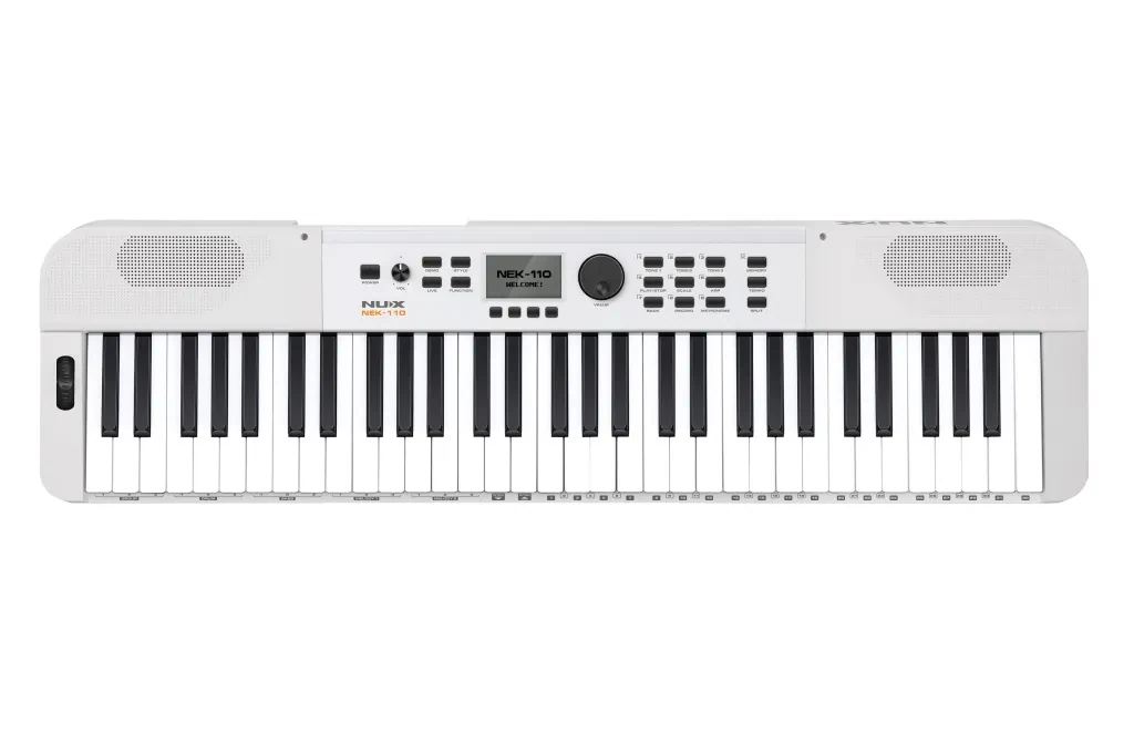 Синтезатор Nux NEK-110-WH 61-Key, автоаккомпанемент, белый