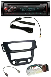 Pioneer USB DAB MP3 Bluetooth CD Autoradio für Renault Megane 3 09-14 schwarz