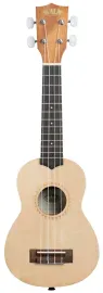 KALA KA-15S-S - Satin Mahogany Spruce Top Soprano Ukulele, with Bag (UB-S