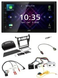 JVC DAB 2DIN Lenkrad Bluetooth USB Autoradio für BMW 5er 2007 E60 ohne iDrive