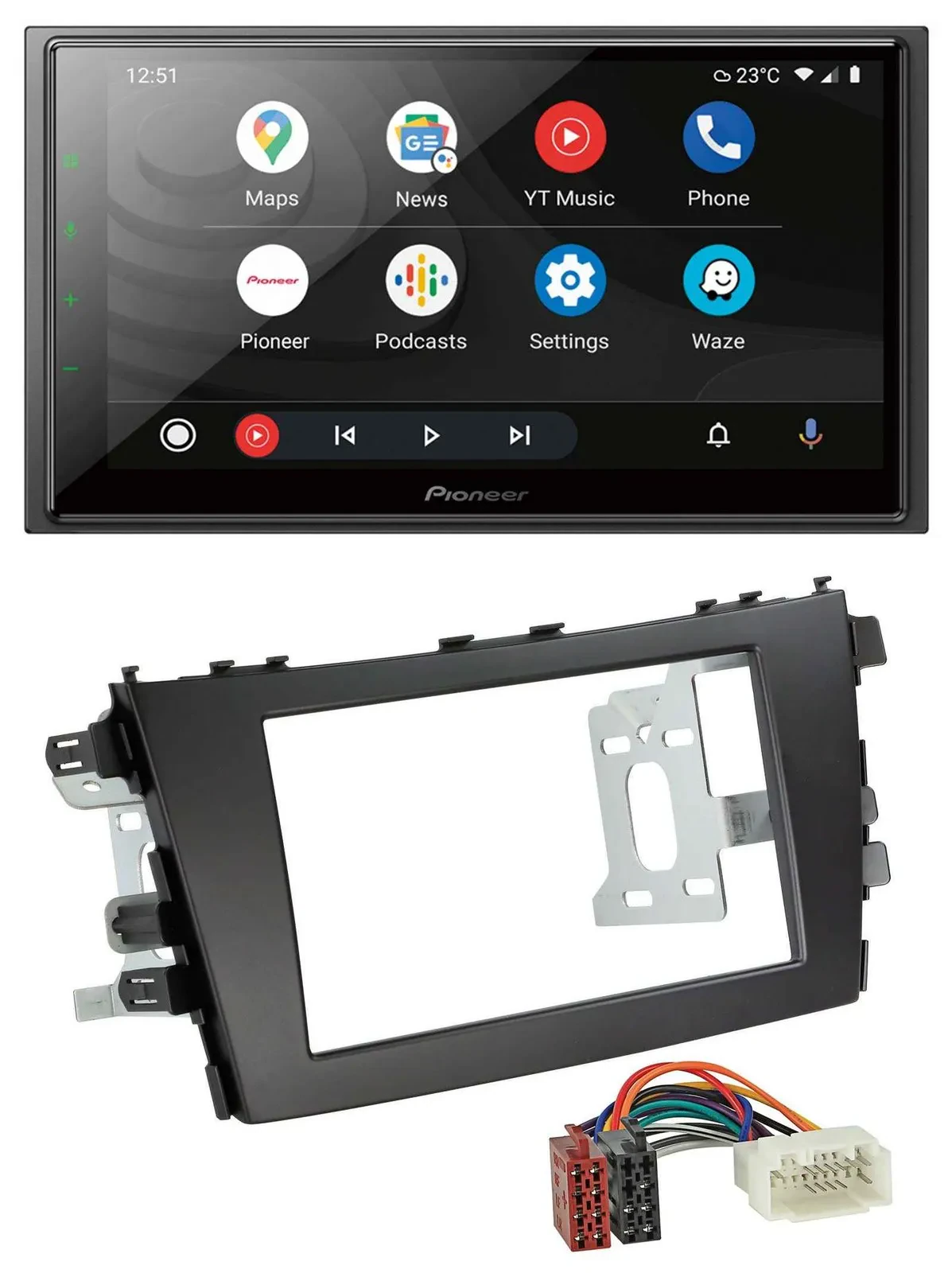 Автомагнитола для Suzuki Celerio LF Pioneer 2-DIN, DAB, USB, Bluetooth, MP3 (с 2014)