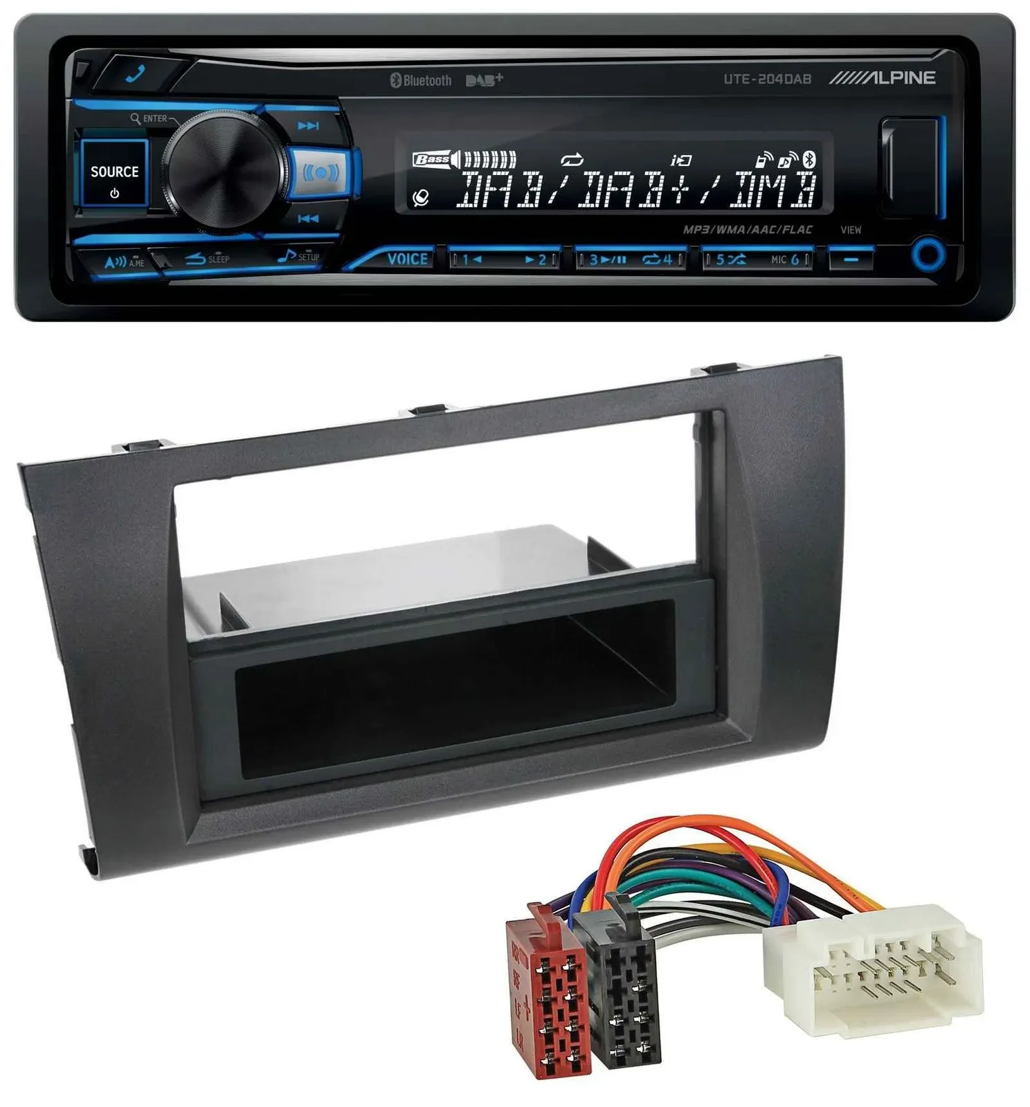 Alpine USB Bluetooth DAB MP3 Autoradio für Suzuki Swift (2006-2010)