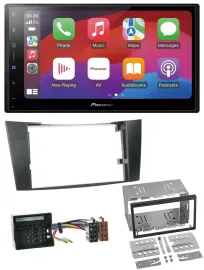 Pioneer DAB USB MP3 Bluetooth 2DIN Autoradio für Mercedes CLS E-Klasse W211 02-0