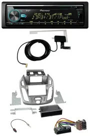 Pioneer MP3 AUX CD USB DAB Autoradio für Ford Transit Connect mit Display 12-18