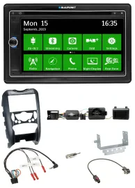 Blaupunkt Bluetooth 2DIN Lenkrad DAB USB TMC Navigation für Mini Cooper 06-14 Pa