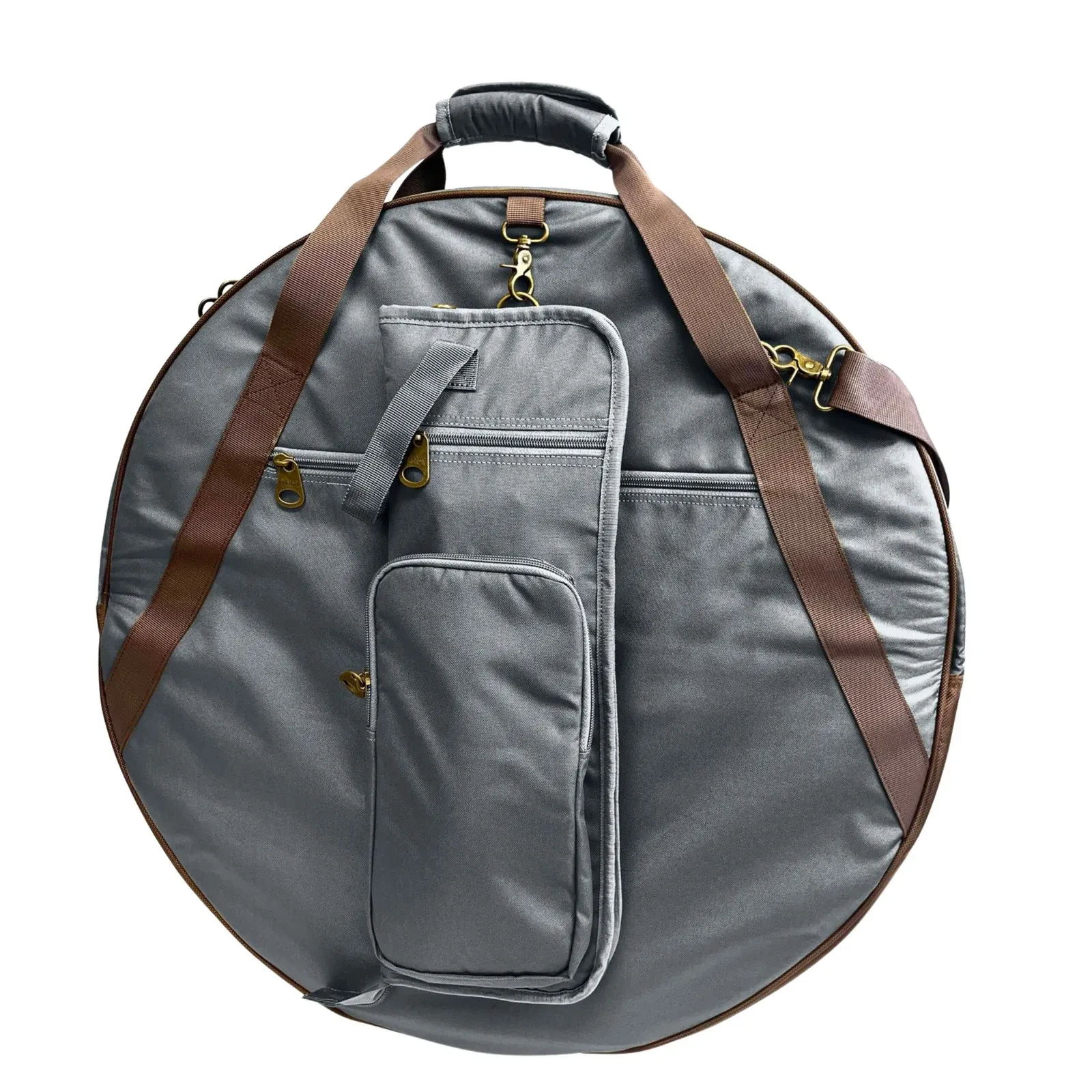 Чехол для тарелок Barton Coyote CCB2216-IRON 22"/15", серый, с отделением для палочек