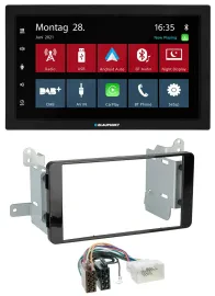 Blaupunkt MP3 Bluetooth DAB 2DIN USB Autoradio für Fiat Fullback Mitsubishi L200