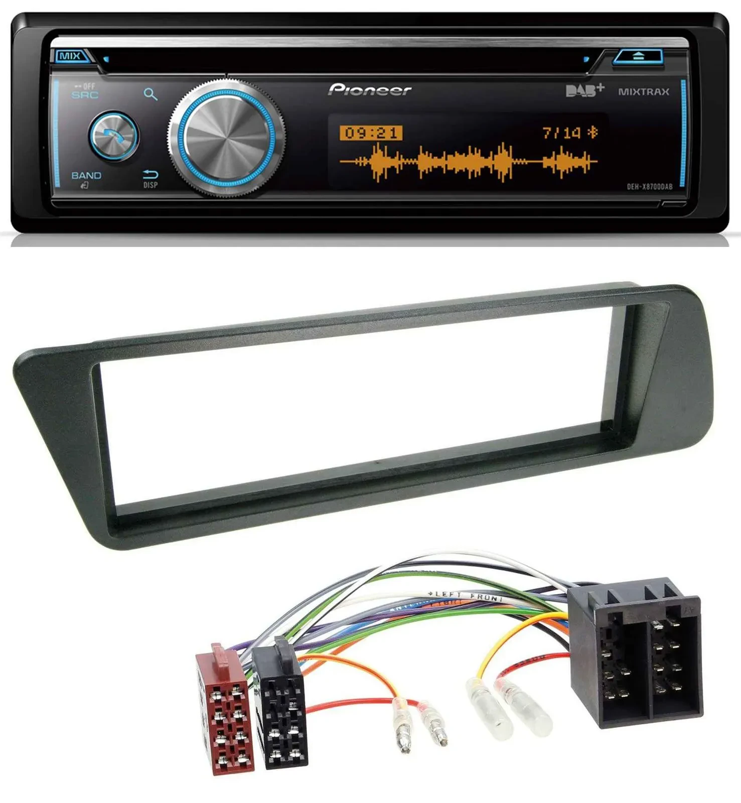Pioneer MP3 DAB USB CD Bluetooth Autoradio für Peugeot 306