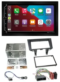 Автомагнитола для Honda CR-V (RE5/RE6/RE7, 2006–2012) ESX 2DIN, DAB, USB, MP3, Bluetooth