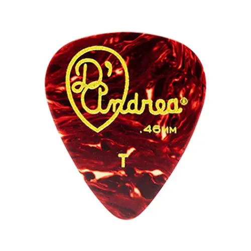 Медиаторы D'Andrea Shell Celluloid TPG351.046TH, 12 штук, 0.46 мм