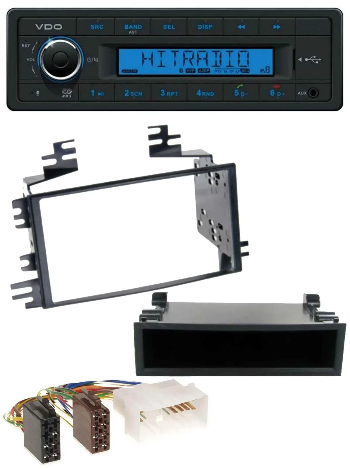 VDO AUX Bluetooth USB MP3 Autoradio für Kia Rio Hyundai Accent 2006-2011
