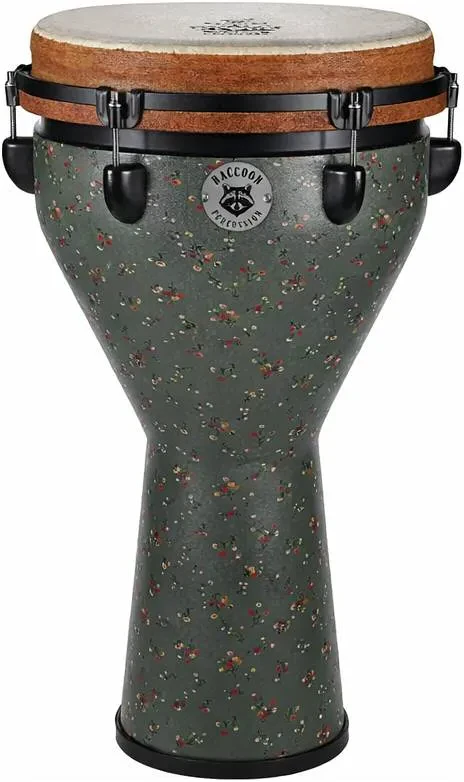 Джембе RACCOON Ink and Flowers, винтовая настройка, серый