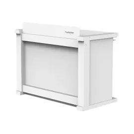 ProX XF-HUMPTER B3 WH White Finish DJ Facade Frontboard Table Workstation