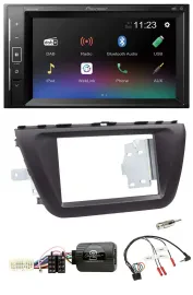 Автомагнитола Pioneer 2-DIN DAB, Bluetooth, USB для Suzuki SX4 (с 2013), поддержка управления на руле