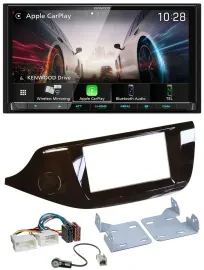 Kenwood MP3 2DIN USB DAB Bluetooth Autoradio für Kia Ceed ab 12 glänzend
