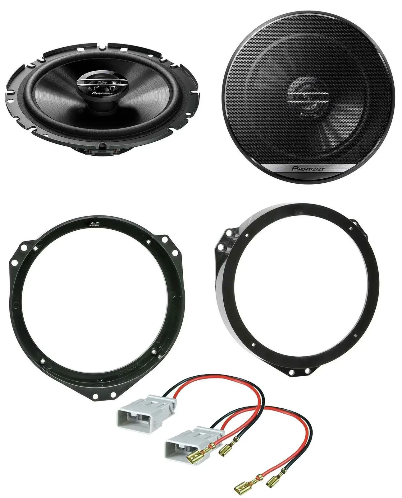 Pioneer 300Watt 2-Wege 16,5cm Lautsprecher für Honda Jazz 02-08 Fronttür Auto Bo