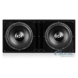 NVX VSW122v3 600 RMS 12" Subwoofer with Enclosure (BBX212BK)