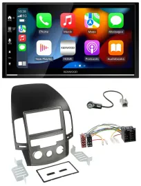 Kenwood DAB USB Bluetooth 2DIN MP3 Autoradio für Hyundai i30 (ab 08)